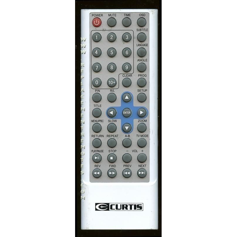 Curtis RCNN56 DVD Remote Control