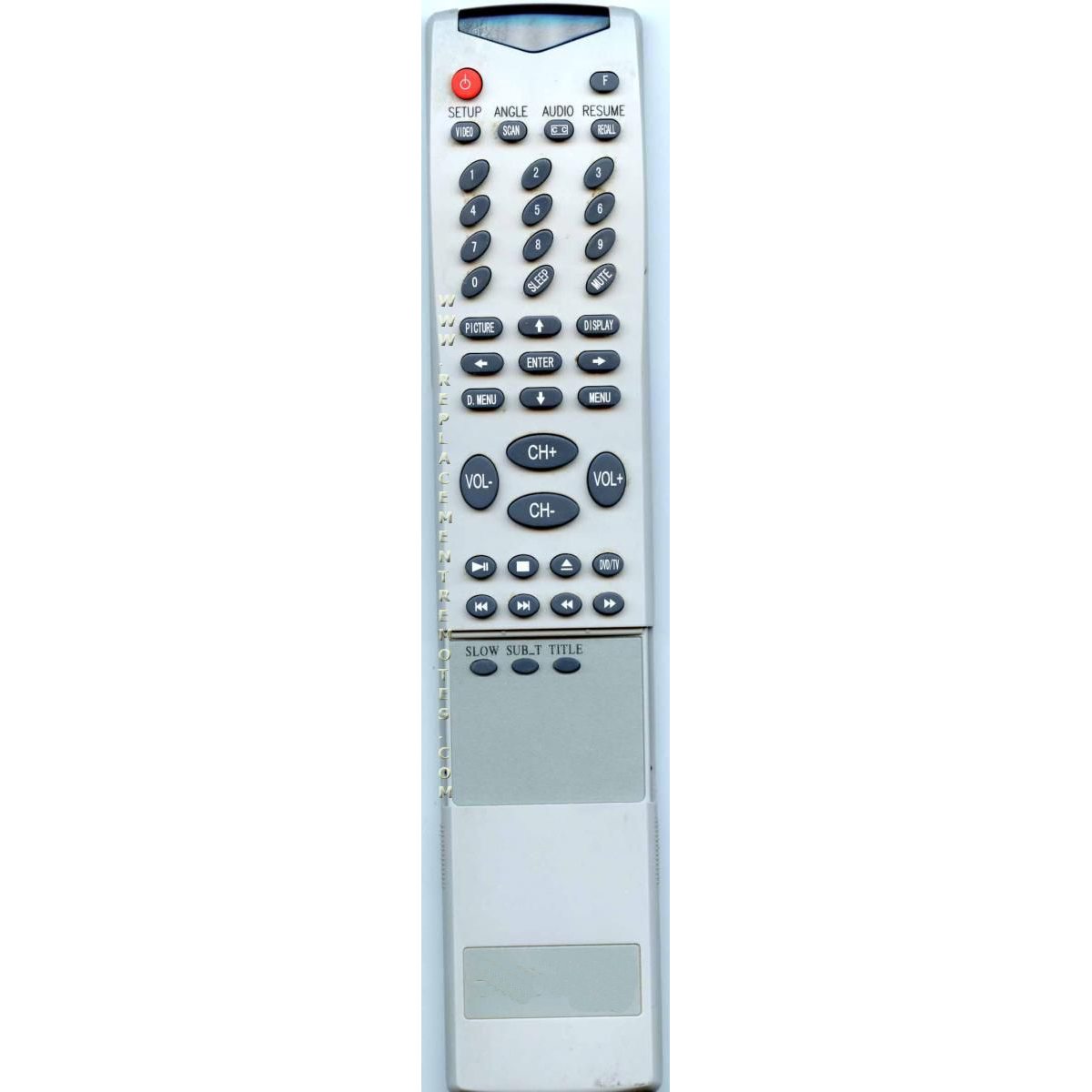 Curtis TVD2000rem TV/DVD Remote Control