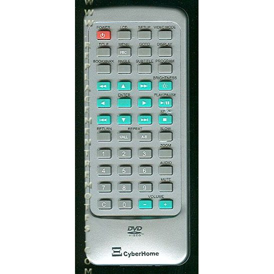 CyberHome CHLDV707B DVD Remote Control