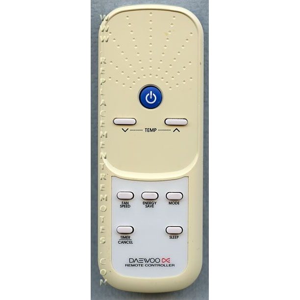 Daewoo 311009R500 Air Conditioner Remote Control