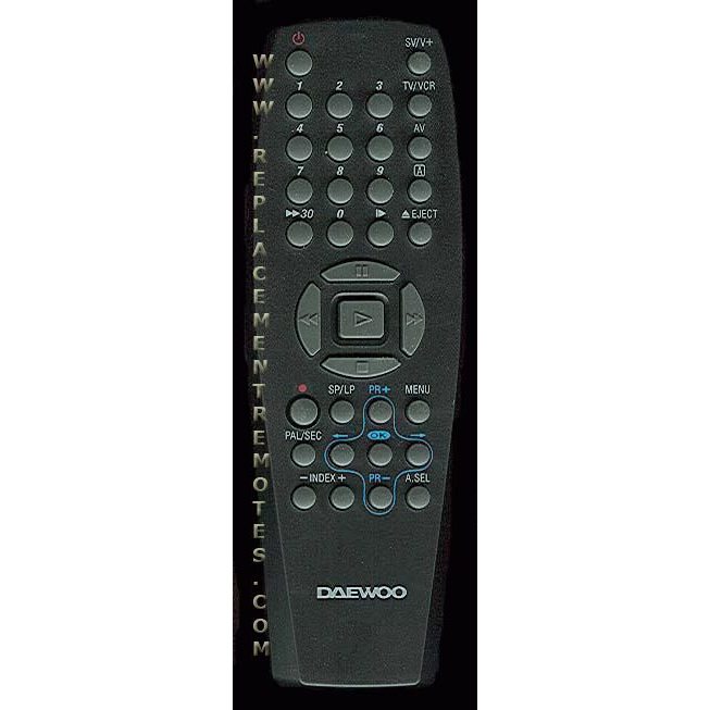 Daewoo 97P04810 VCR Remote Control