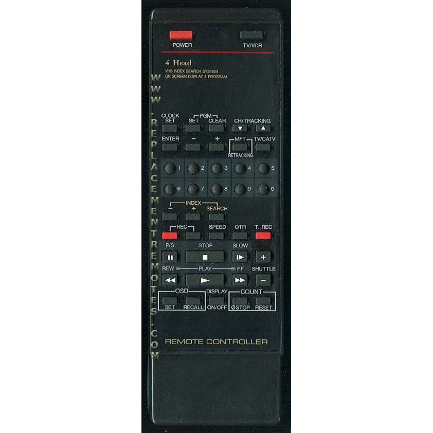 Daewoo 97P1803700 VCR Remote Control