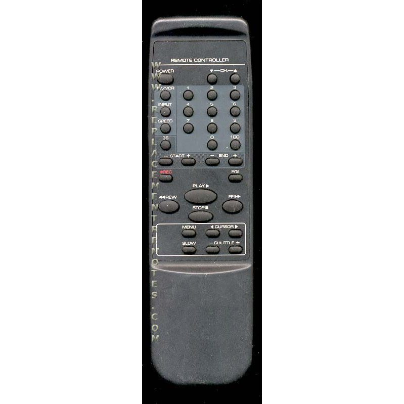 Daewoo 97P1R2BR08A VCR Remote Control