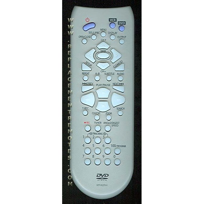 Daewoo 97P1R2ZFA1 DVD/VCR Remote Control