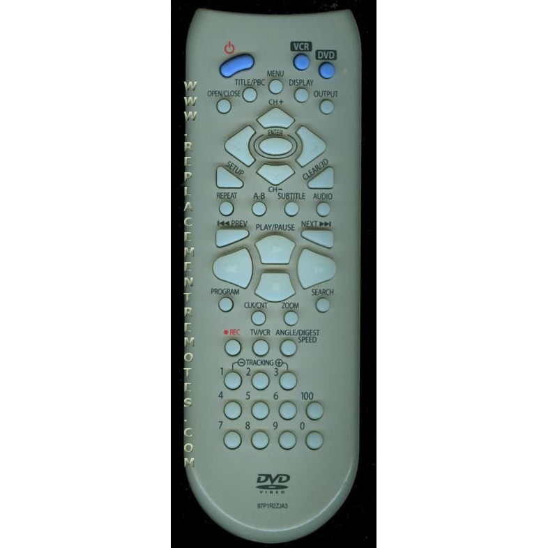 Daewoo 97P1R2ZJA3 DVD Remote Control