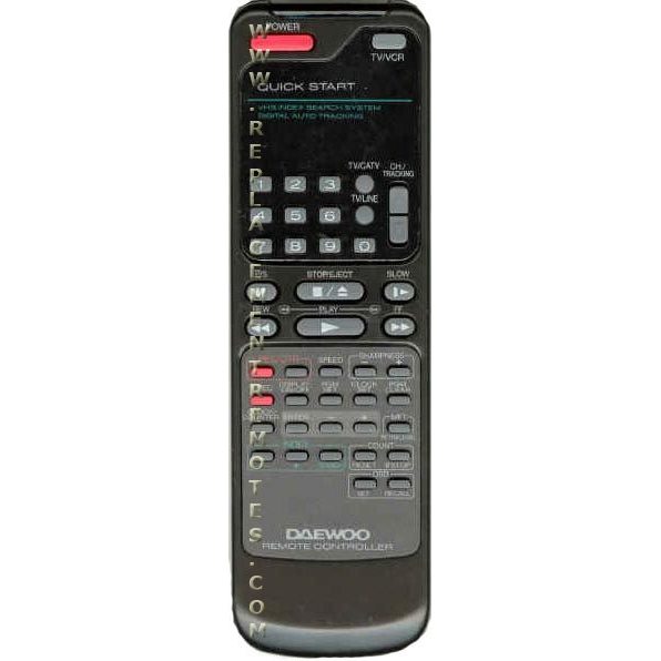 Daewoo 97P1R40HOO TV/VCR Remote Control