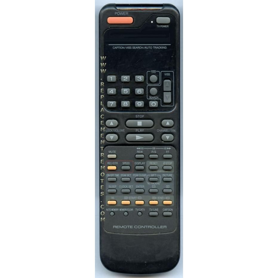 Daewoo 97P1R40T01 VCR Remote Control