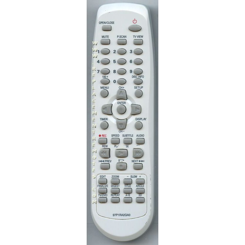 Daewoo 97P1RA2GA0 DVDR Remote Control