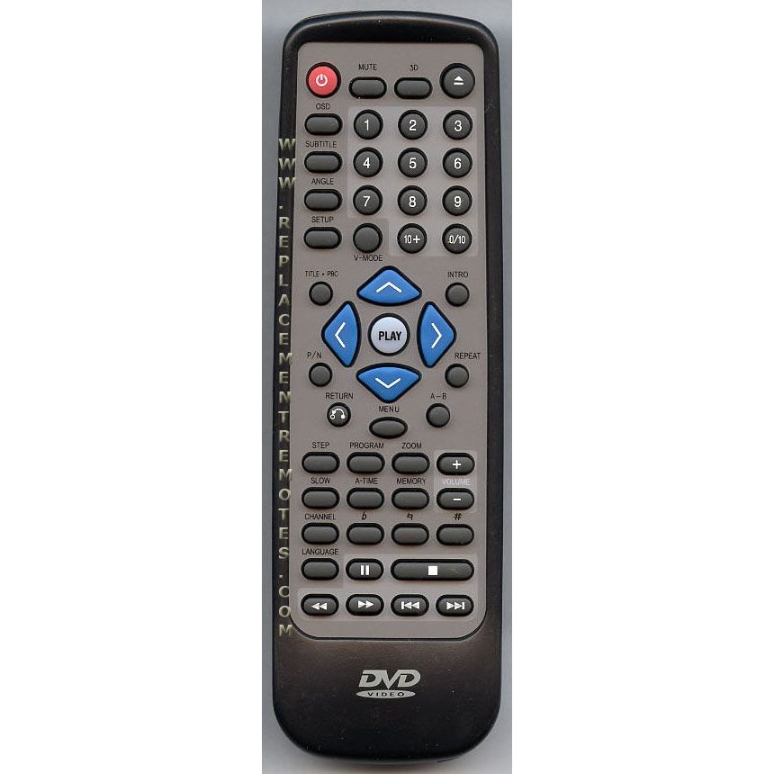 Daewoo BZYKQDVG5000G DVD Remote Control