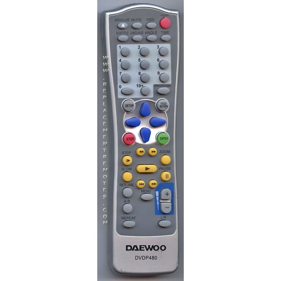 Daewoo DVDP480 DVD Remote Control