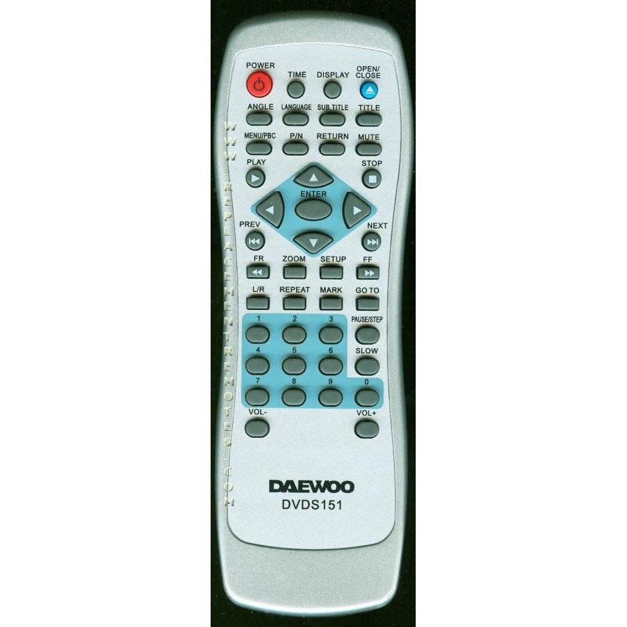 Daewoo DVDS151 DVD Remote Control