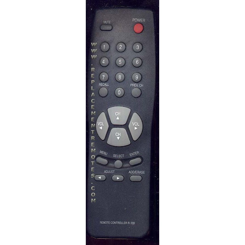 Daewoo R33B TV Remote Control