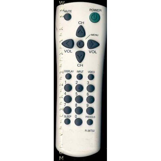 Daewoo R38T02 TV Remote Control