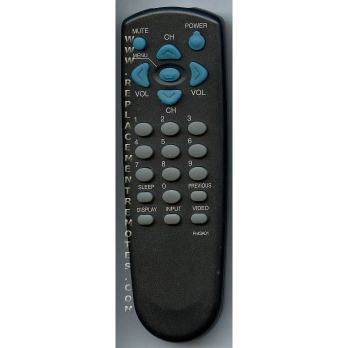 Daewoo R43A01 TV Remote Control