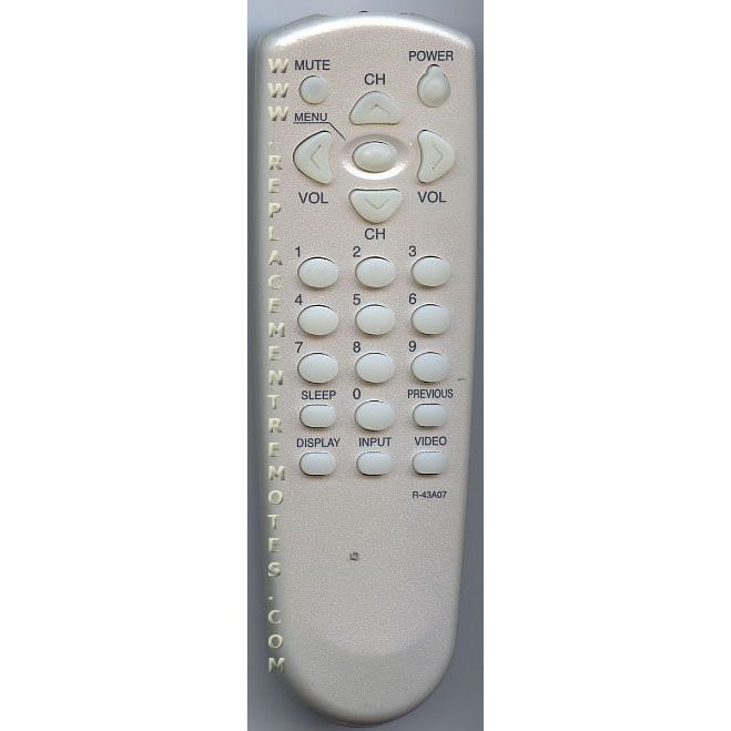 Daewoo R43A07 TV Remote Control