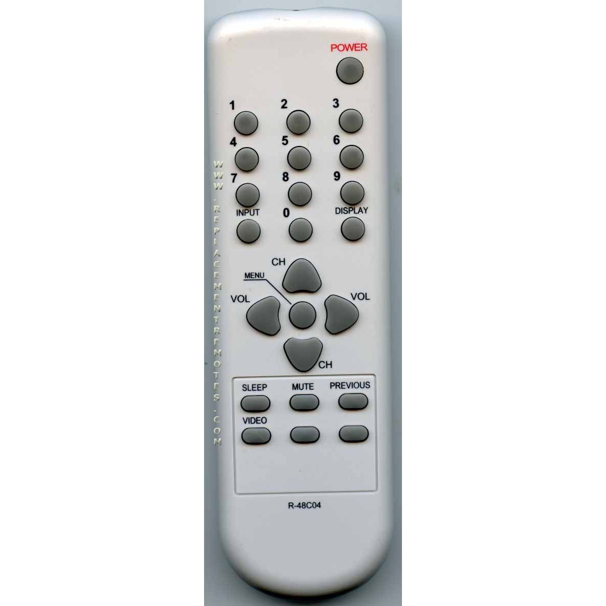 Daewoo R48C04 TV Remote Control