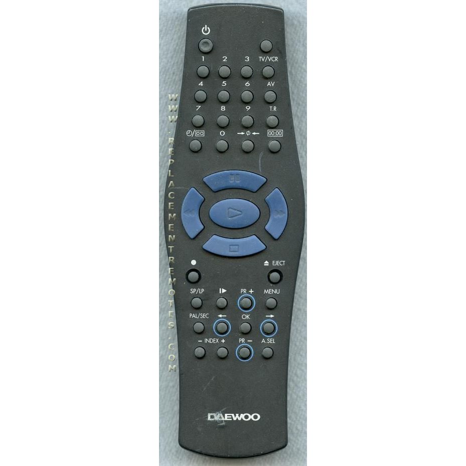 Daewoo RCNN101 TV/VCR Remote Control