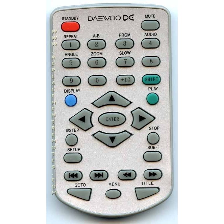 Daewoo RCNN129 DVD Remote Control