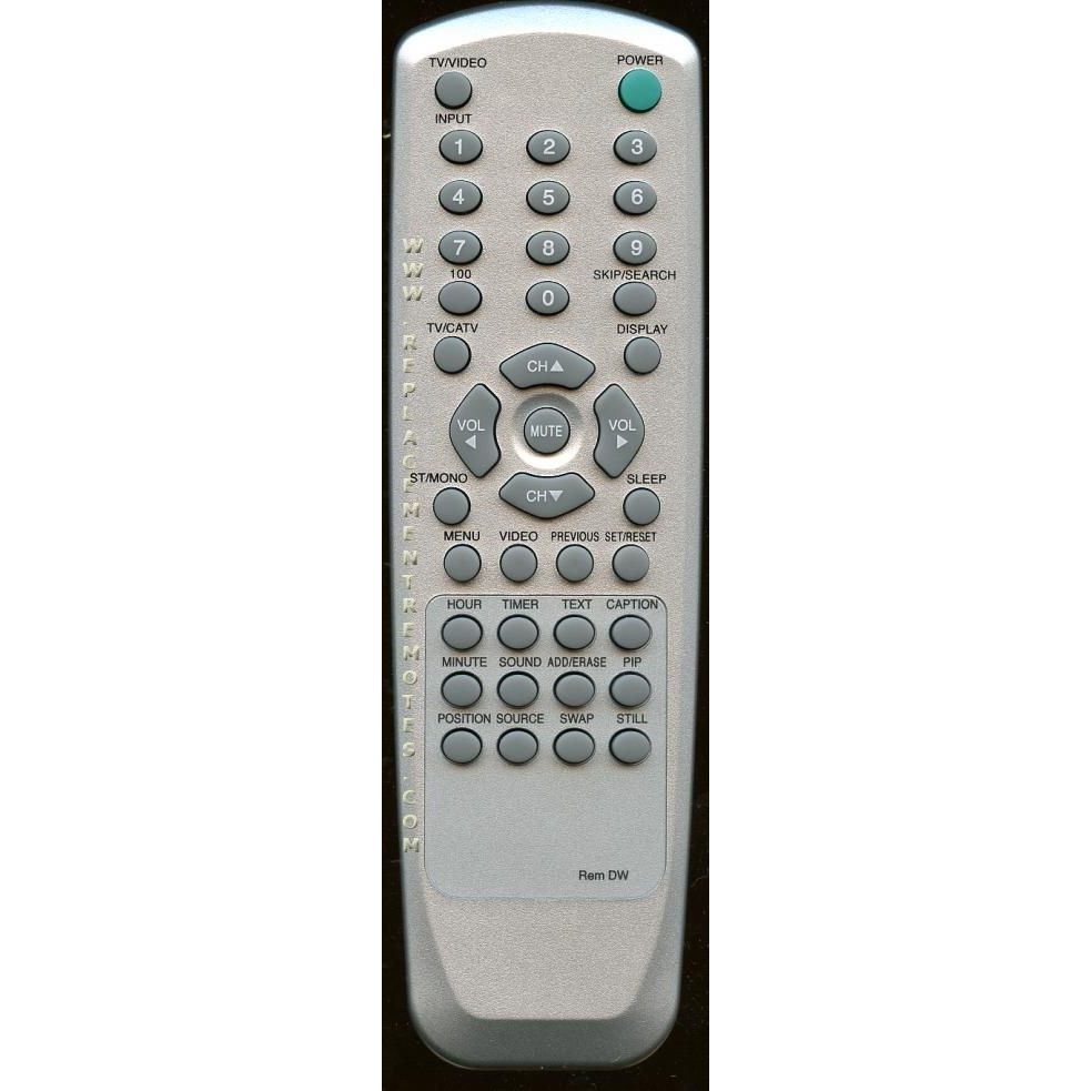 Daewoo REMDW TV Remote Control