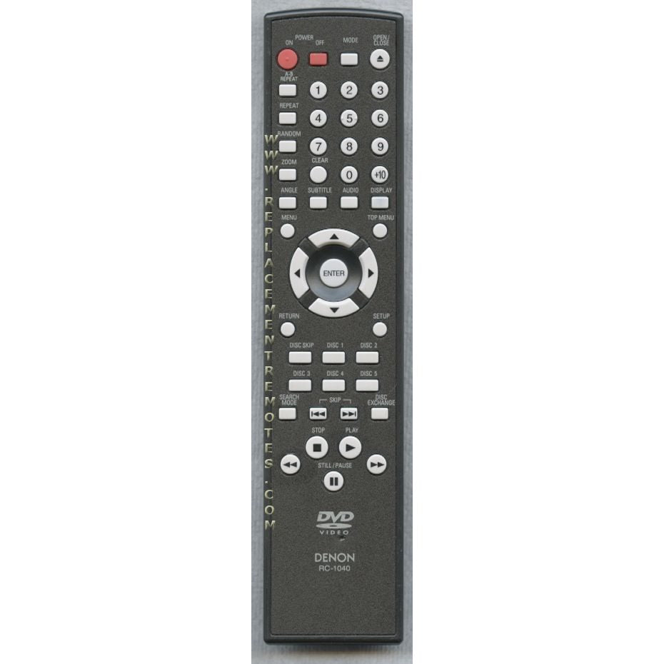 Denon RC1040 DVD Remote Control