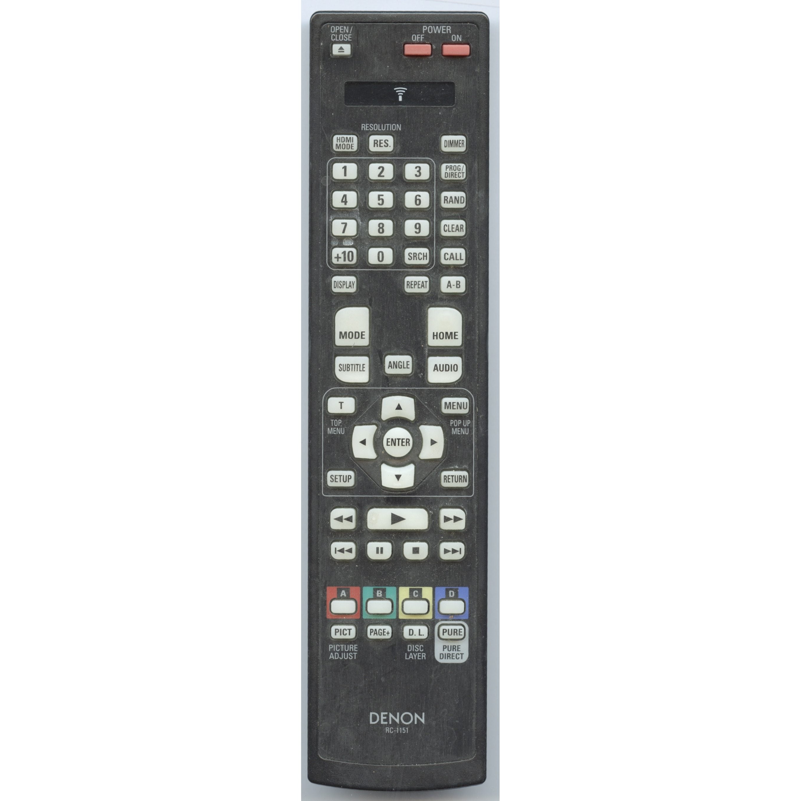 Denon RC1151 Receiver Remote Control