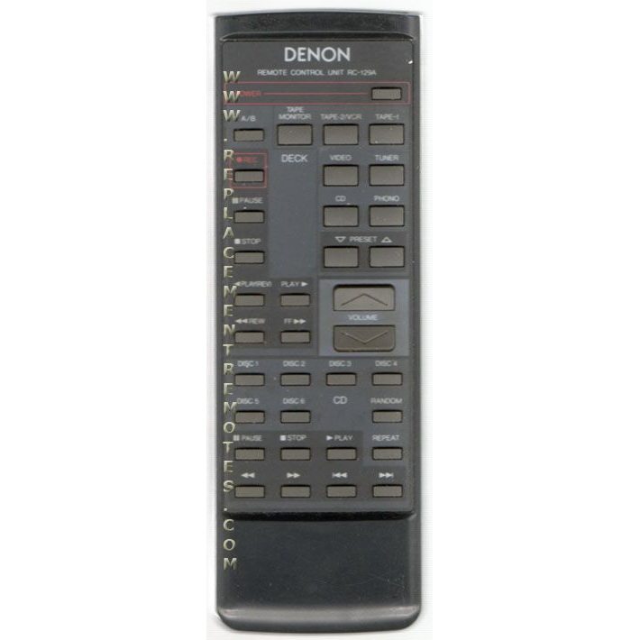 Denon RC129A Receiver Remote Control