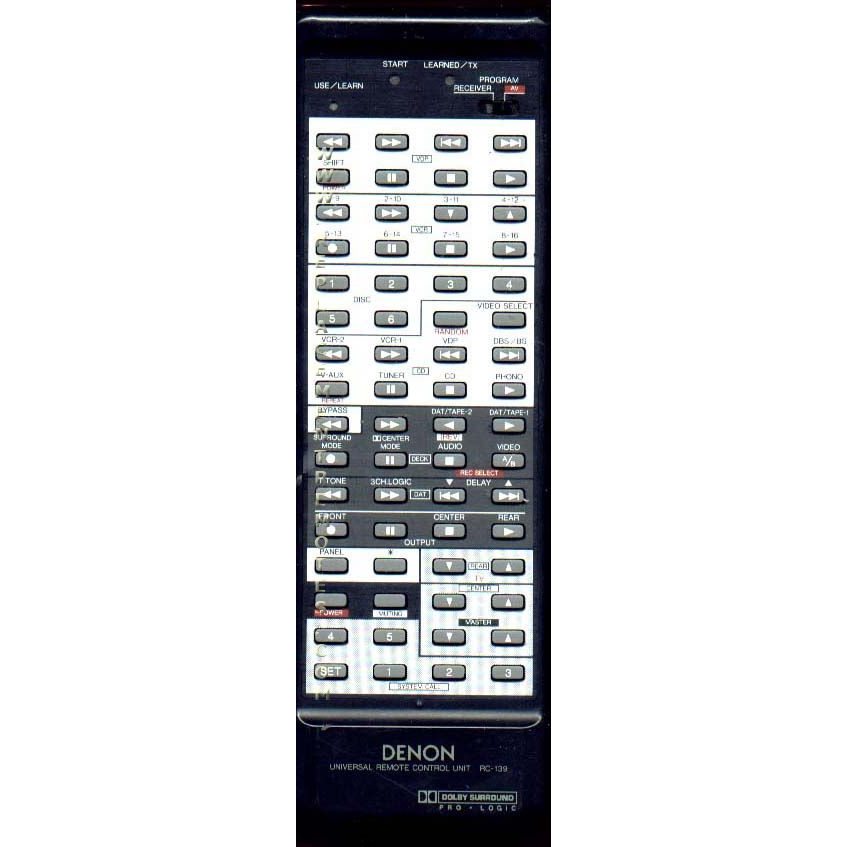 Denon RC139 Receiver Remote Control