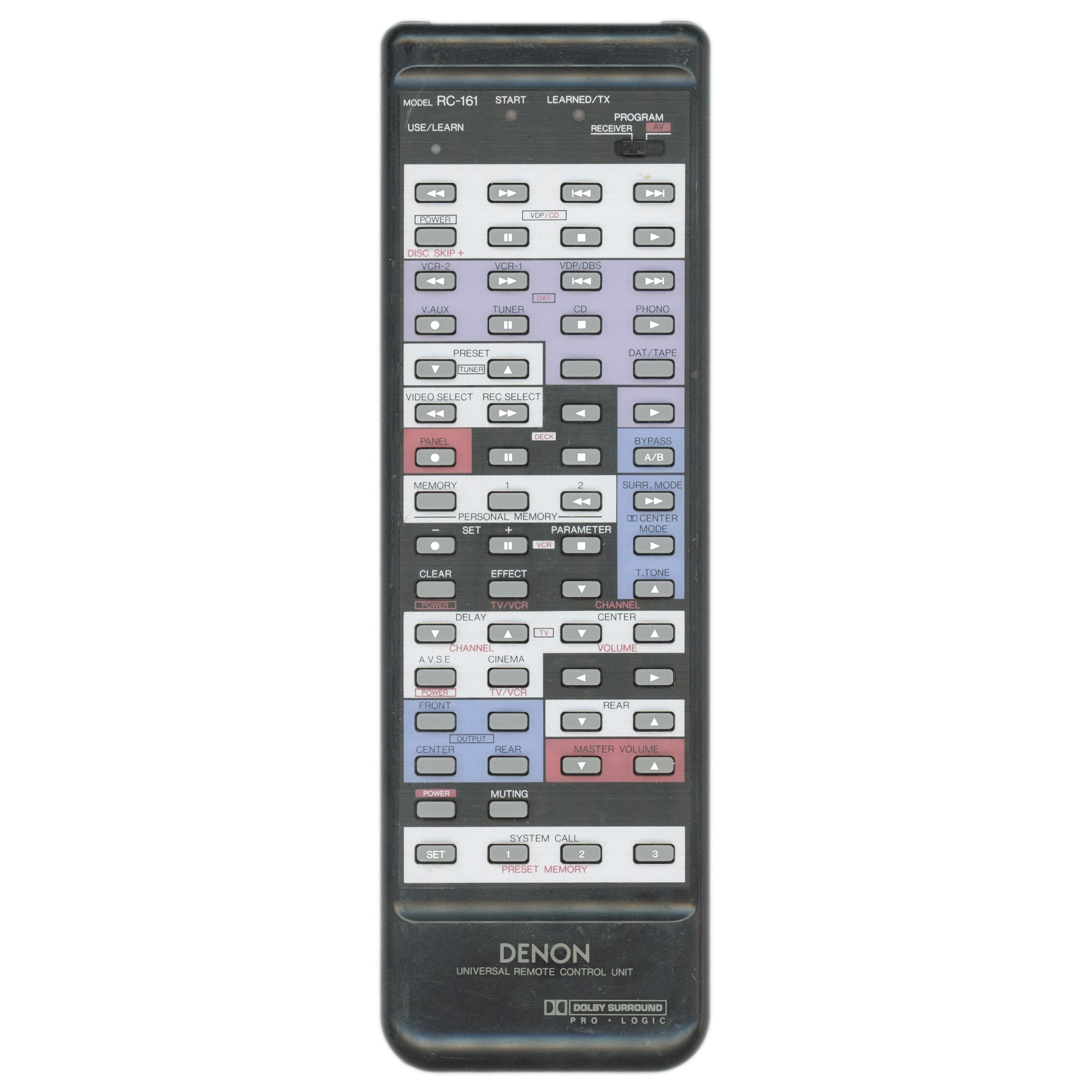 Denon RC161 Receiver Remote Control