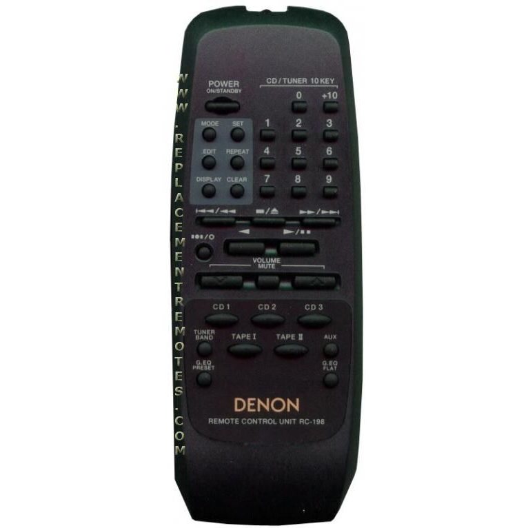 Denon RC198 CD Remote Control