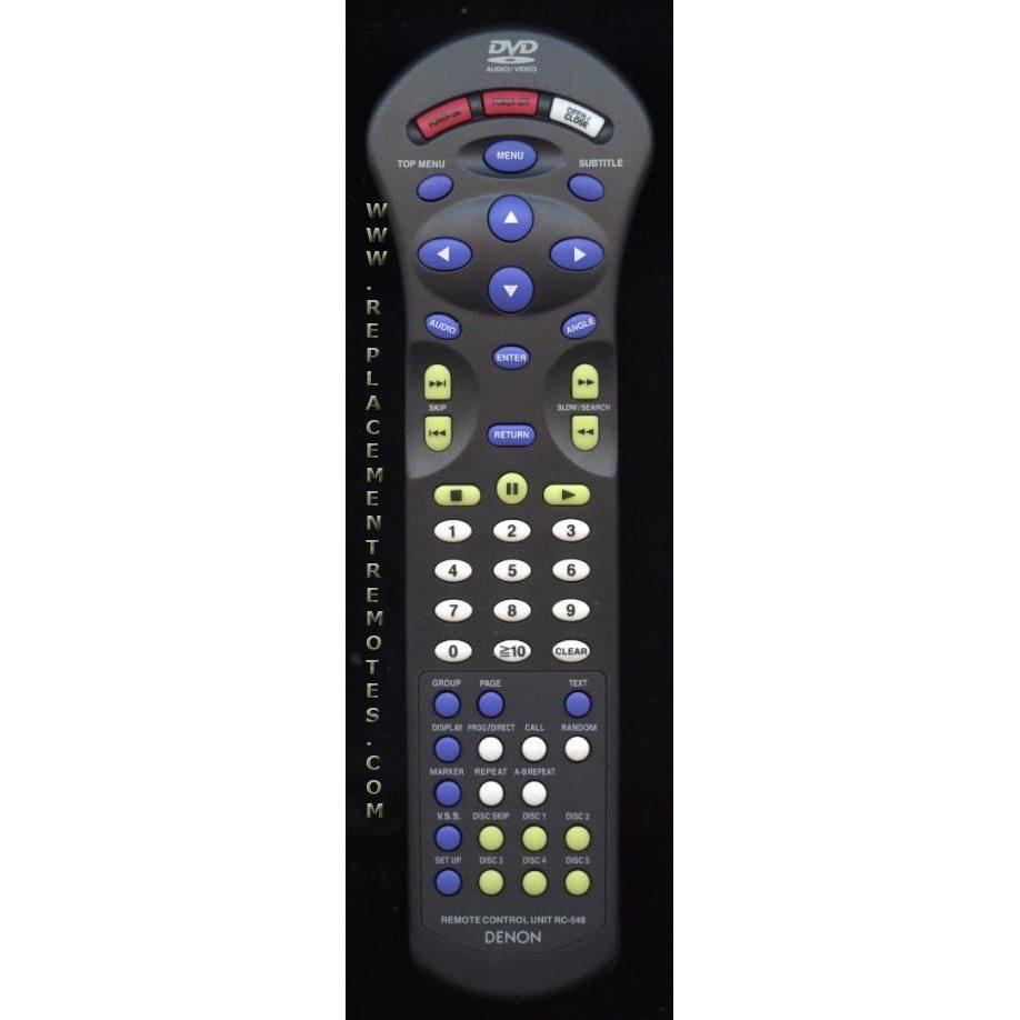 Denon RC548 DVD Remote Control