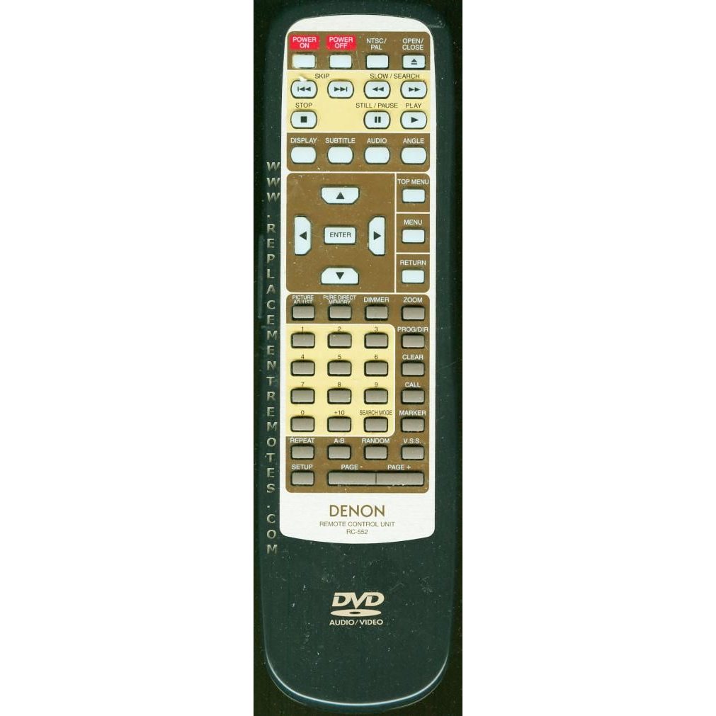 Denon RC552 DVD Remote Control