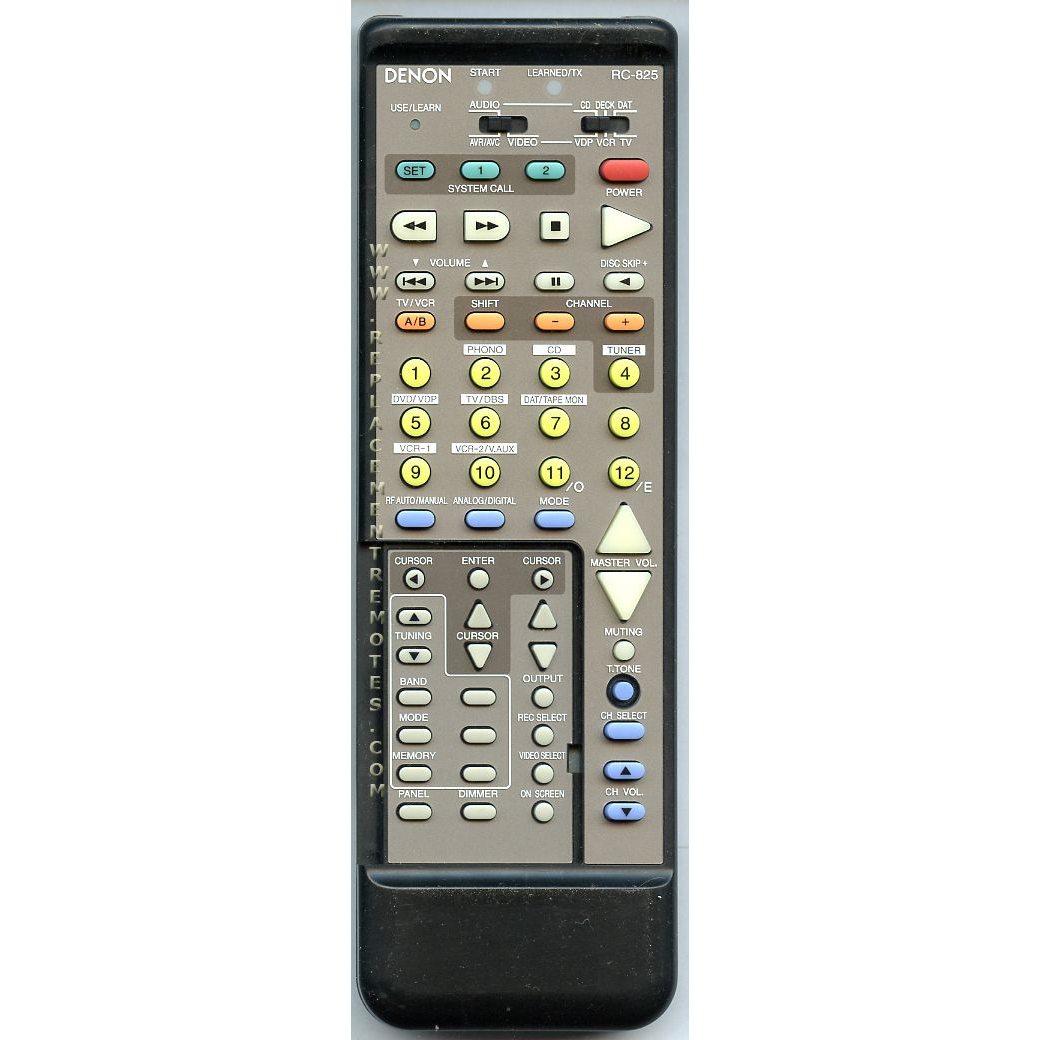 Denon RC825 Receiver Remote Control