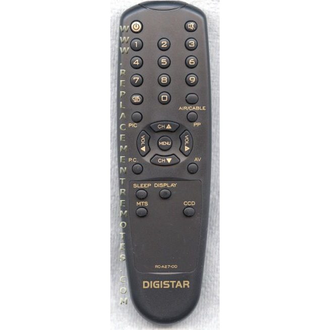 DigiStar RCA270D TV Remote Control