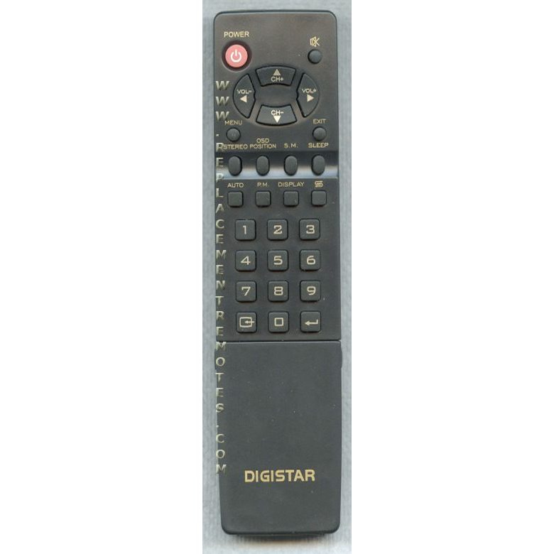 DigiStar RCU31R0G TV Remote Control