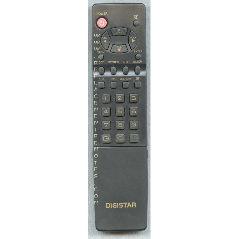 DigiStar RCU44R0B TV Remote Control