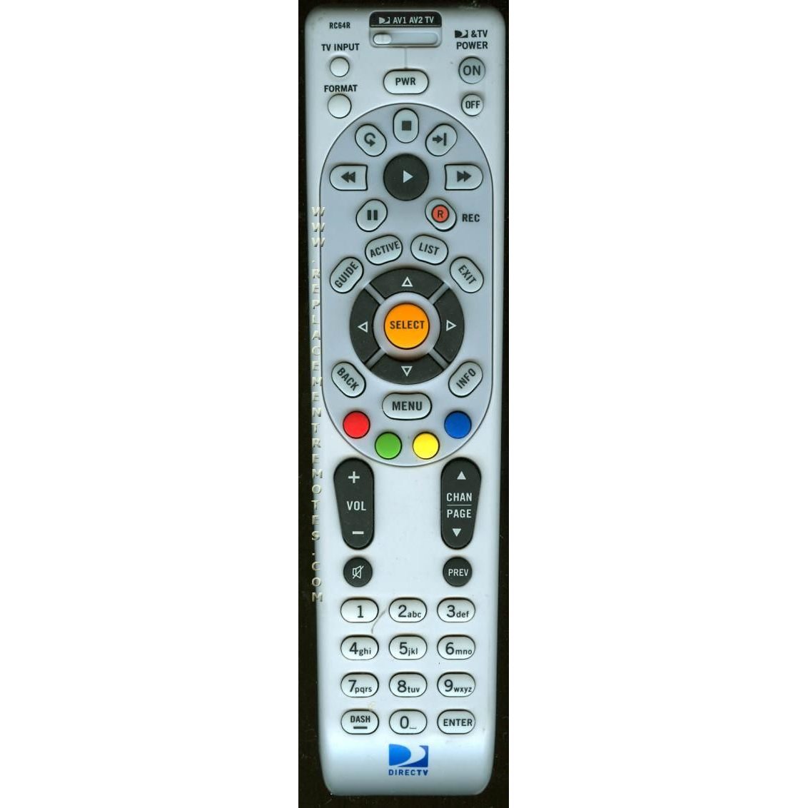 DirecTv RC64R Satellite Remote Control