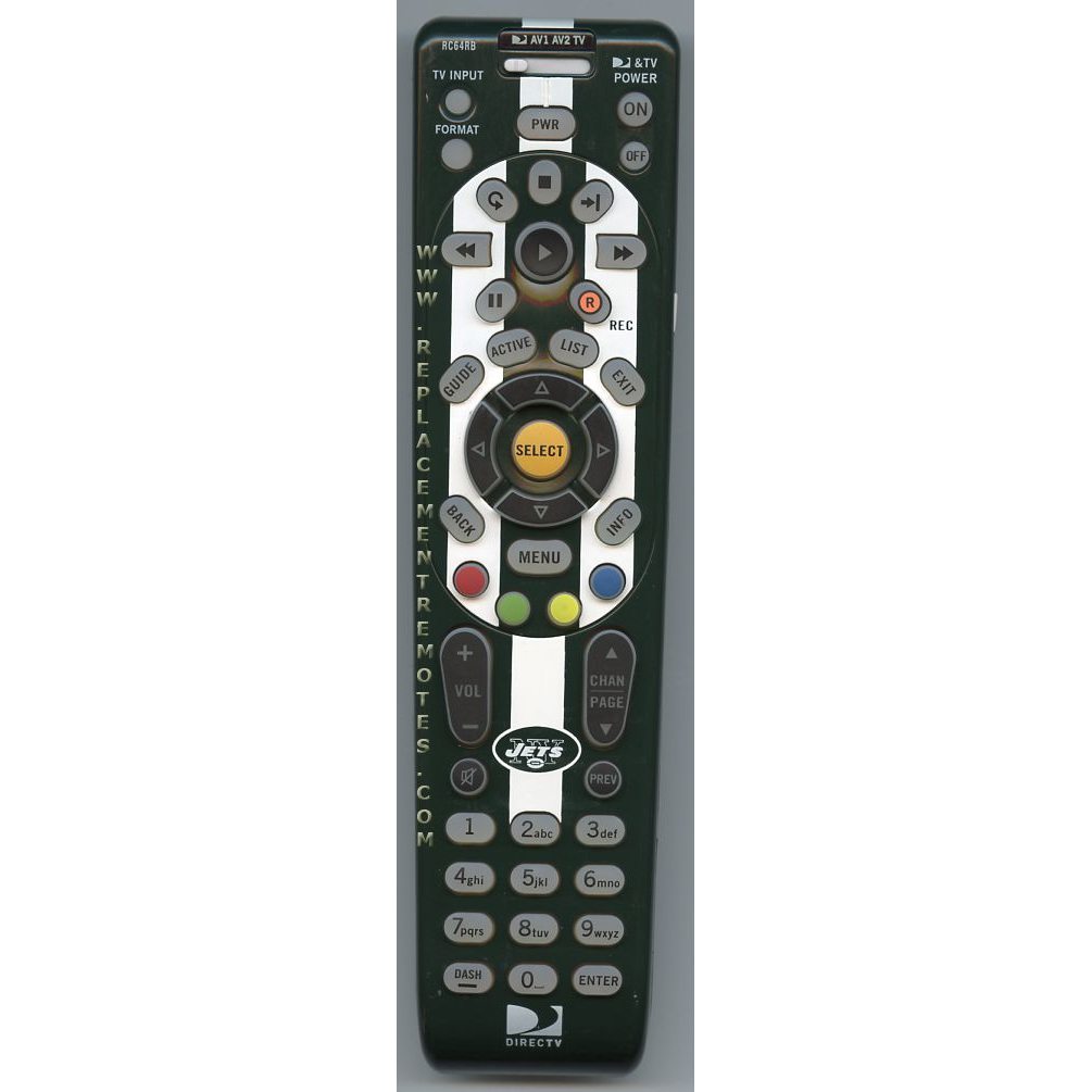 DirecTv RC64RB JETS Satellite Remote Control