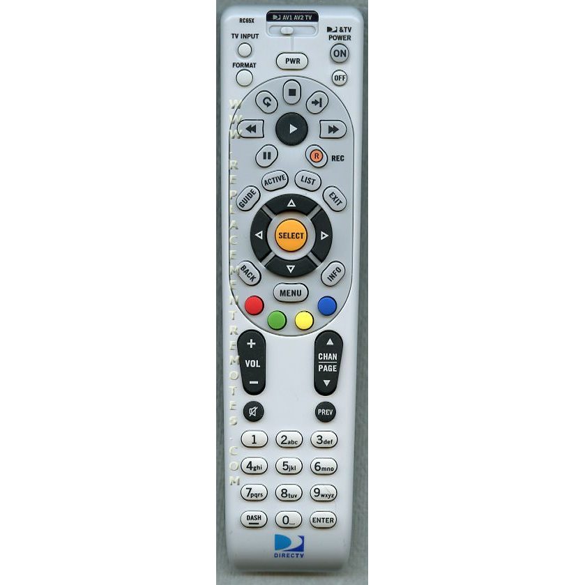 DirecTv RC65X Satellite Remote Control