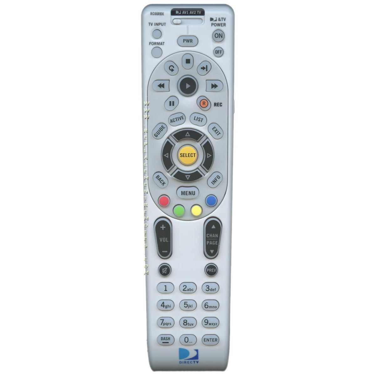 DirecTv RC66RBX Satellite Remote Control