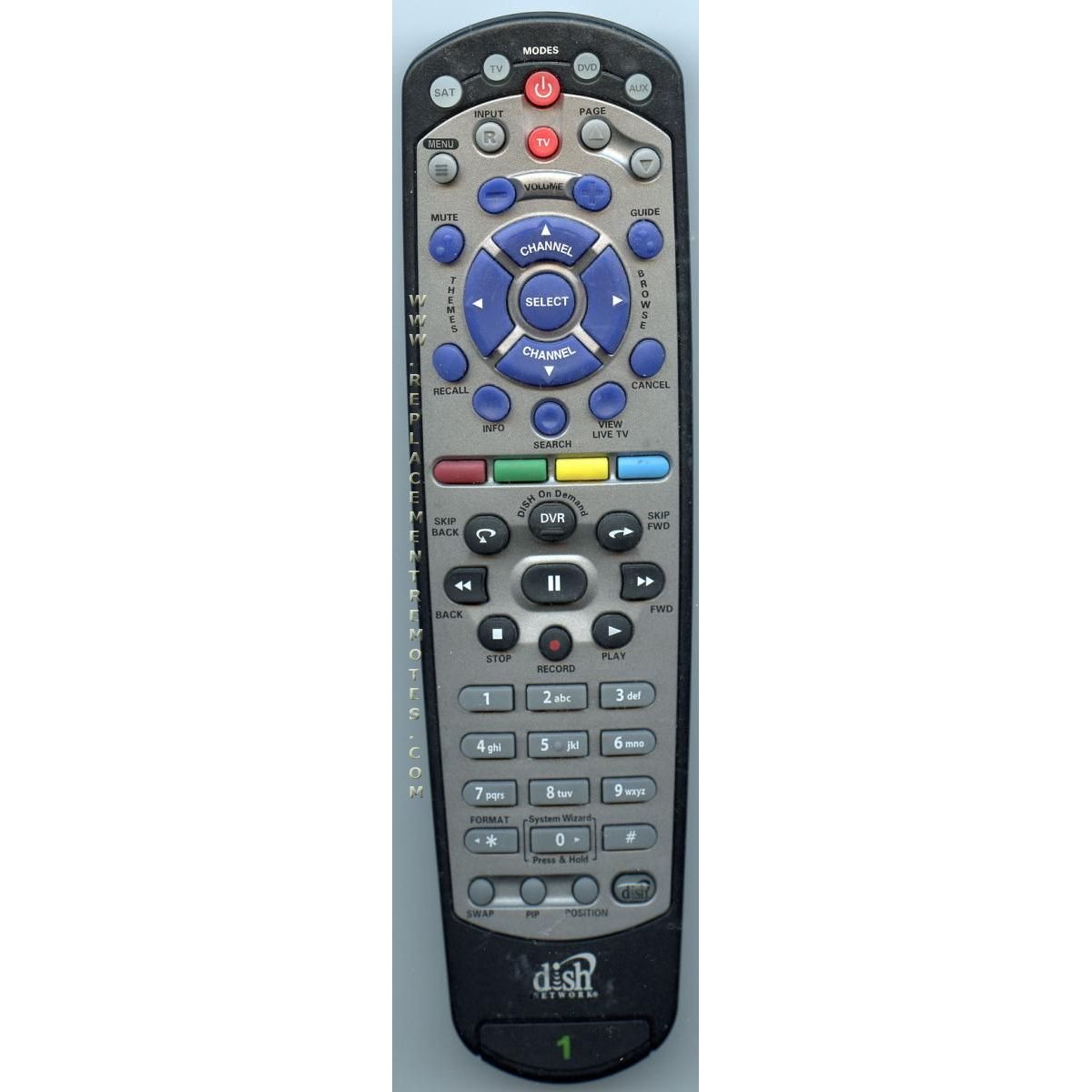 Dish-Network 21.0 IR/UHF PRO Satellite Remote Control