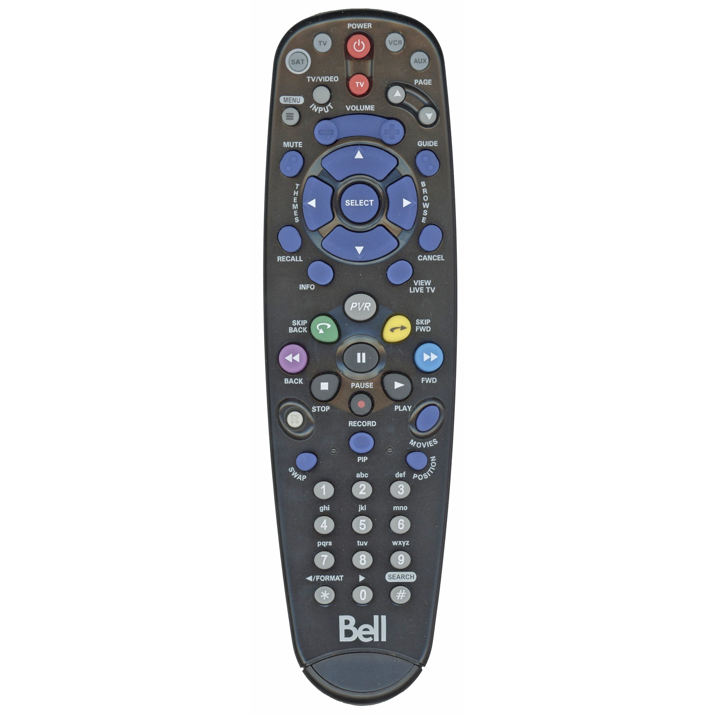 Dish-Network BELL 5.4 IR Satellite Remote Control