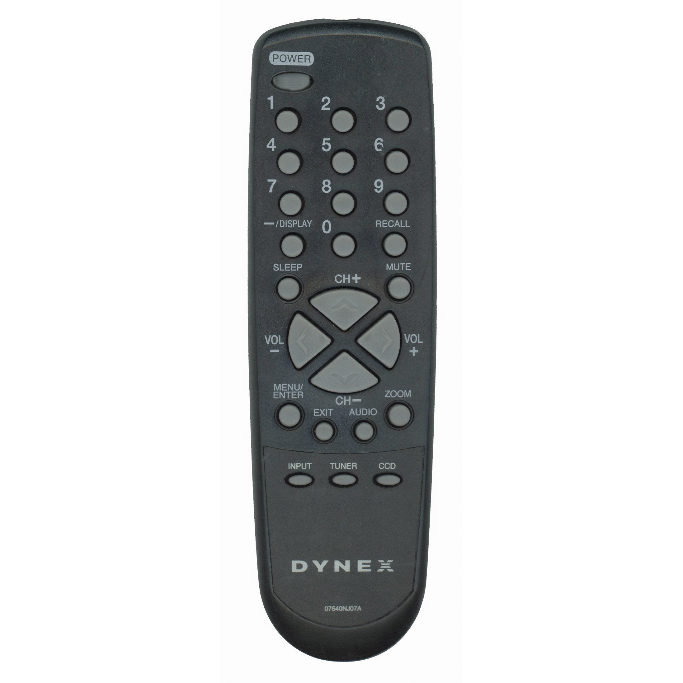 Dynex 07640NJ07A TV Remote Control