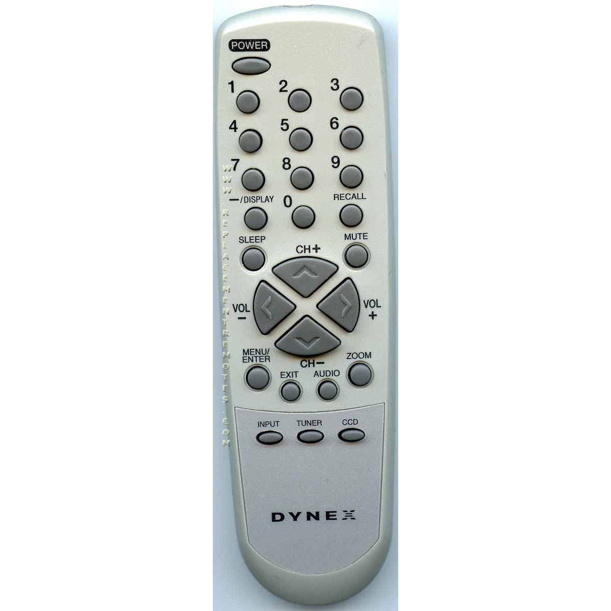 Dynex 07640NJ080 TV Remote Control