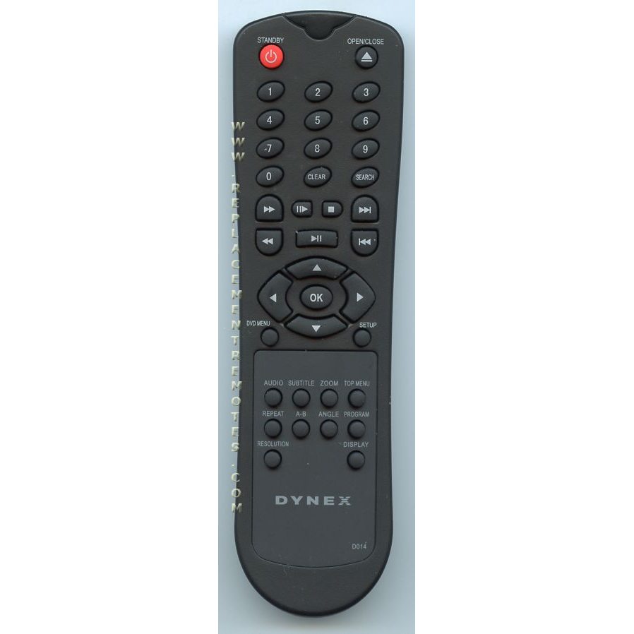 Dynex D014 DVD Remote Control