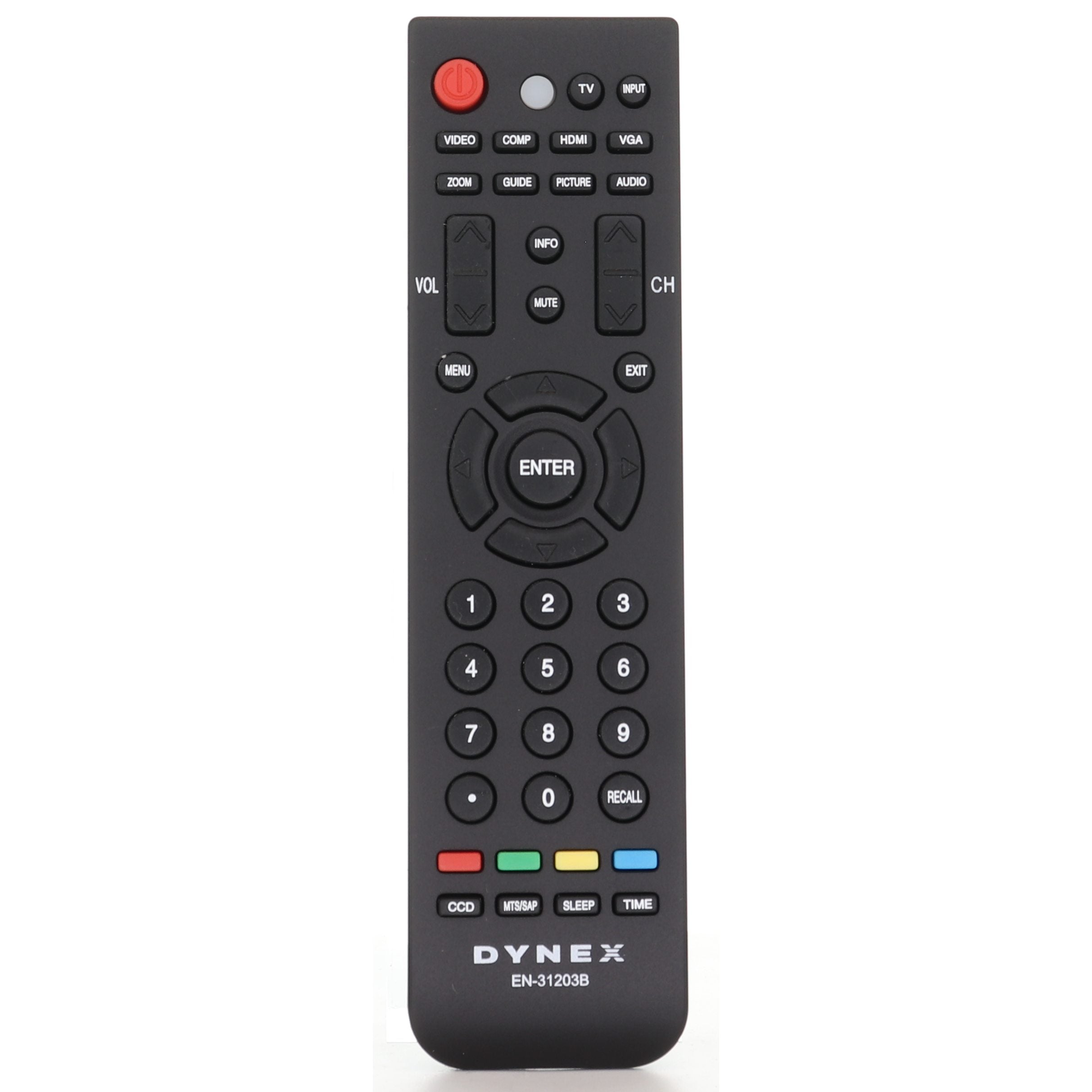 Dynex EN31203B TV Remote Control