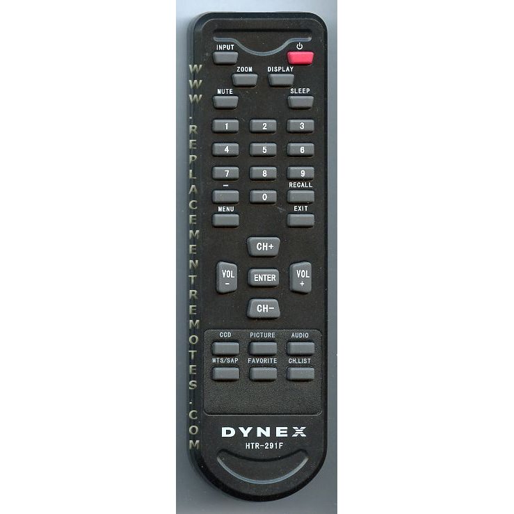 Dynex HTR291F TV Remote Control