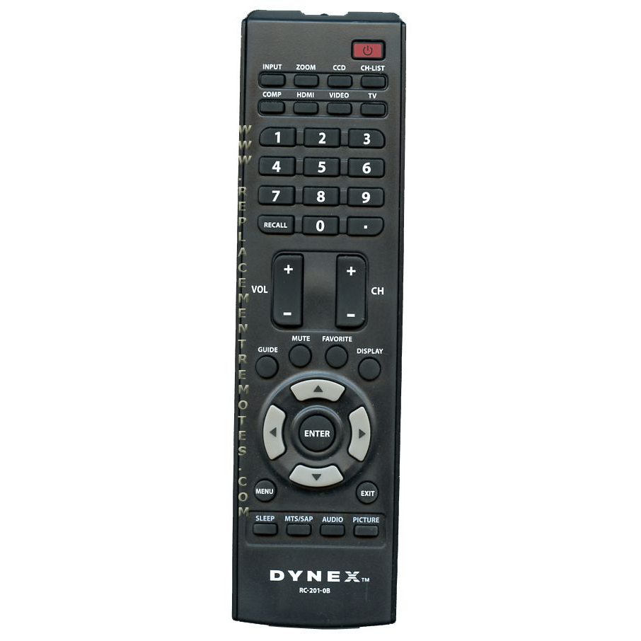 Dynex RC-201-0B TV Remote Control