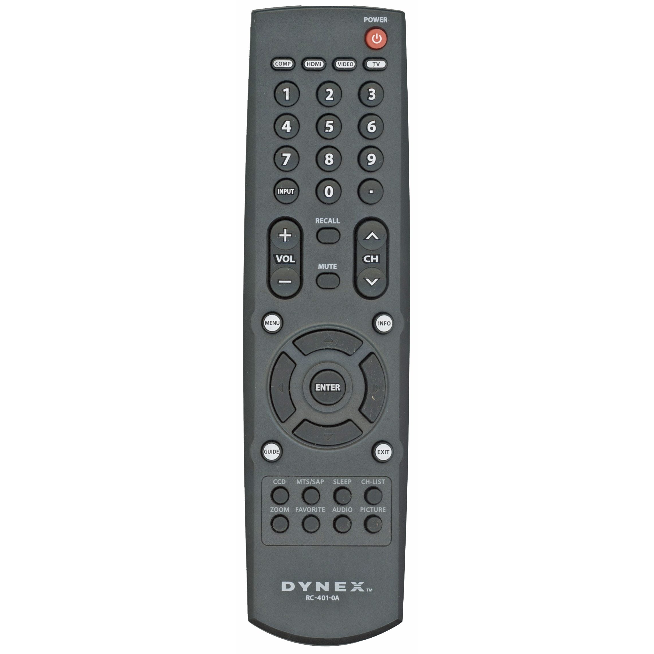 Dynex RC-401-0A TV Remote Control