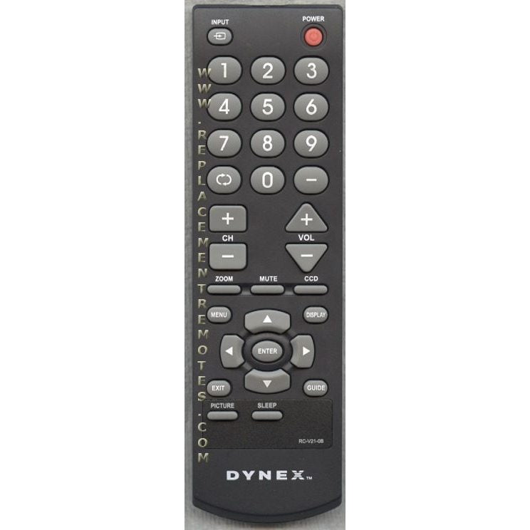 Dynex RCV210B TV Remote Control