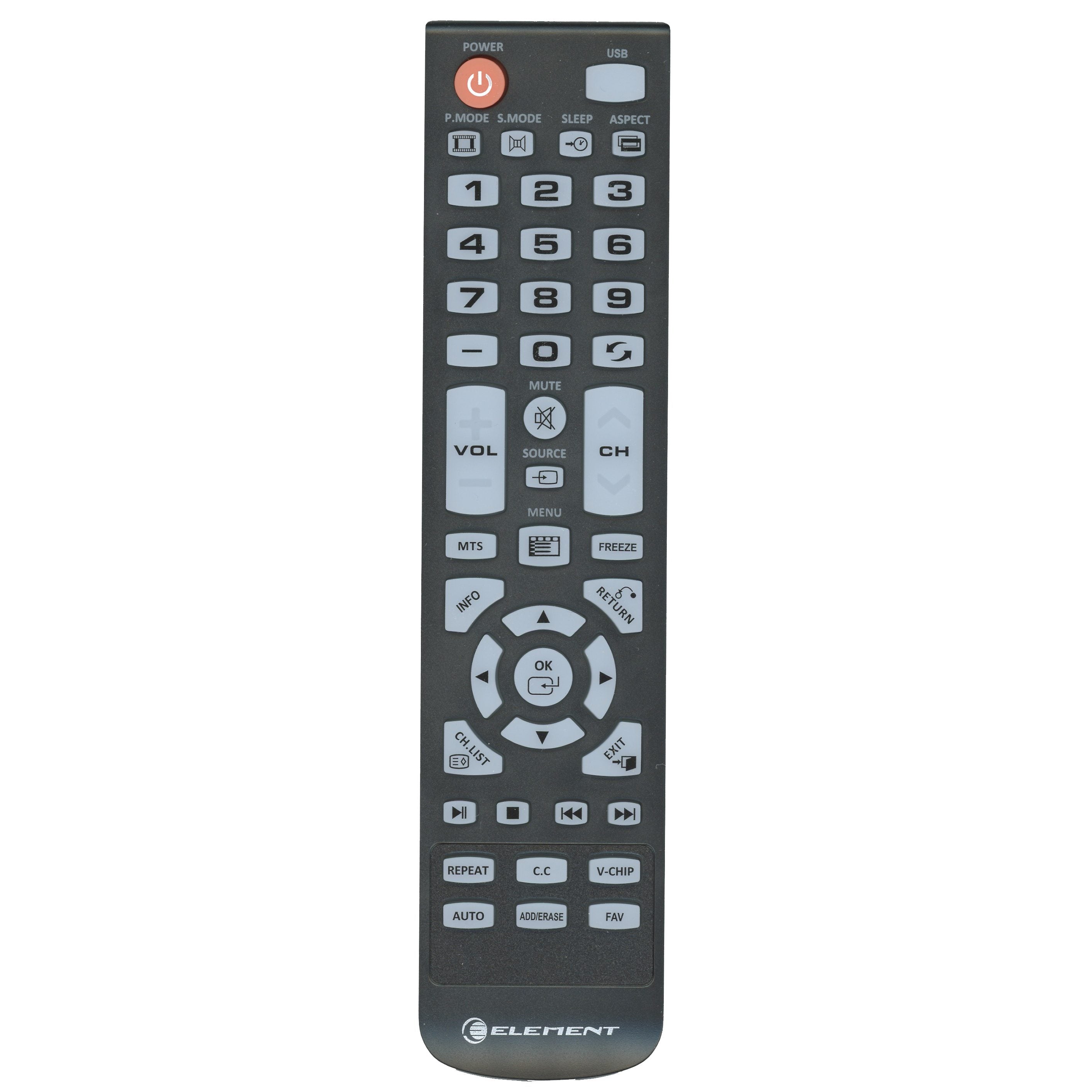 Element 3533 TV Remote Control